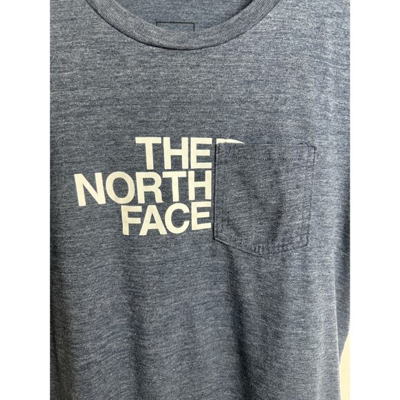 The North Face Youth Short Sleeve Pocket T-Shirt – Blue Heather - Picture 3 of 7